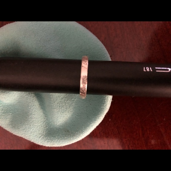 💯Tiffany & Co. Silver “I Love You” Notes  Ring - Picture 5 of 5